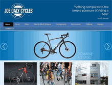 Tablet Screenshot of joedalycycles.com